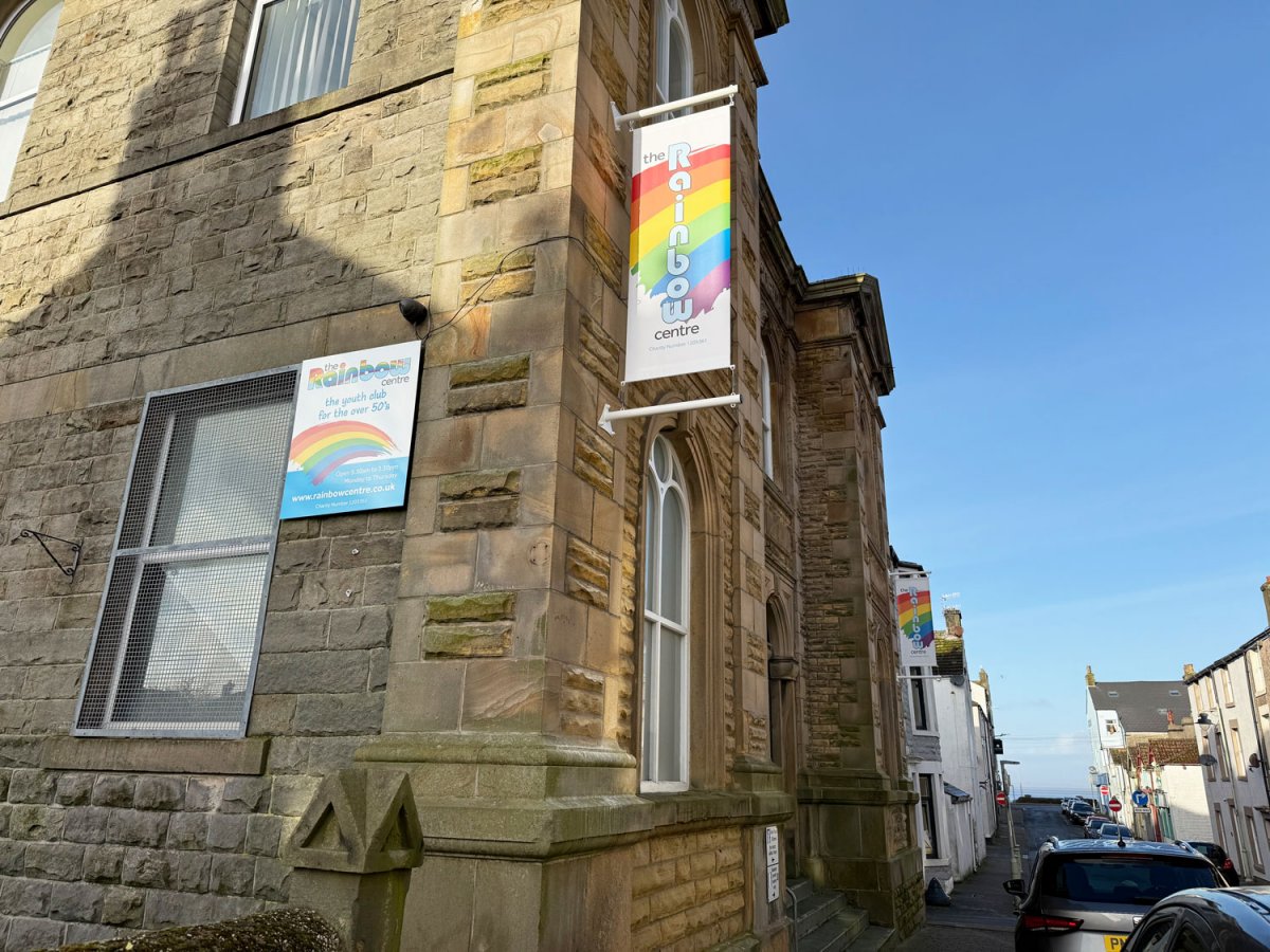 New signage for the Rainbow Centre